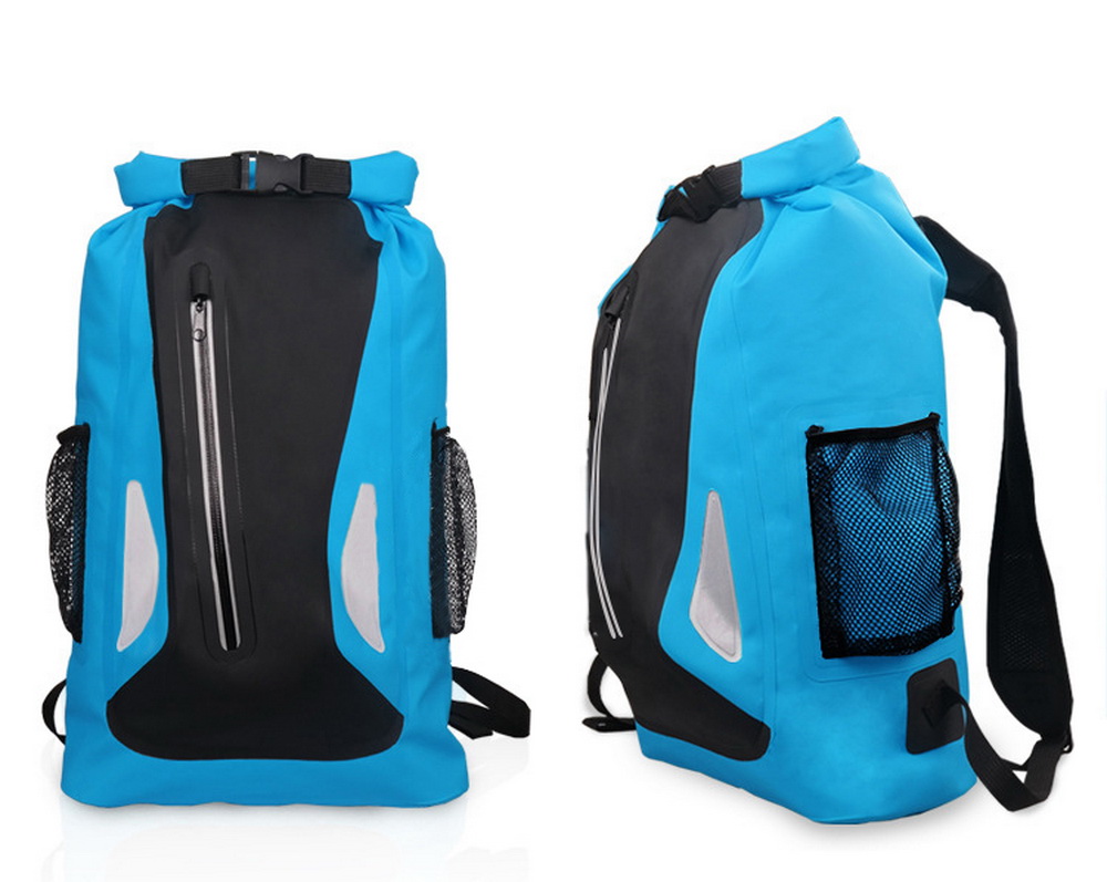 Joymoze Outdoor Lightweight Waterproof Dry Backpack for Climbing, Kayaking, Boating, Canoeing, Fishing, Rafting, Swimming Blue 823