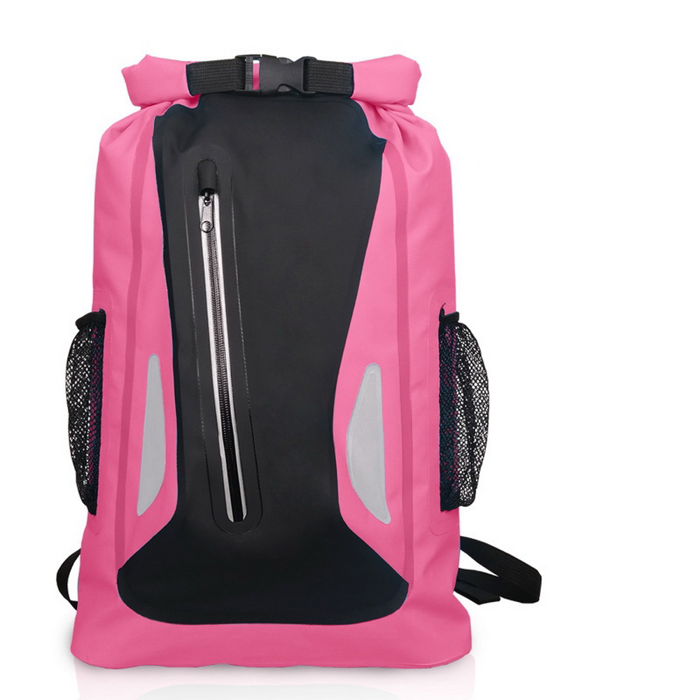 Joymoze Outdoor Lightweight Waterproof Dry Backpack for Climbing, Kayaking, Boating, Canoeing, Fishing, Rafting, Swimming Pink 823
