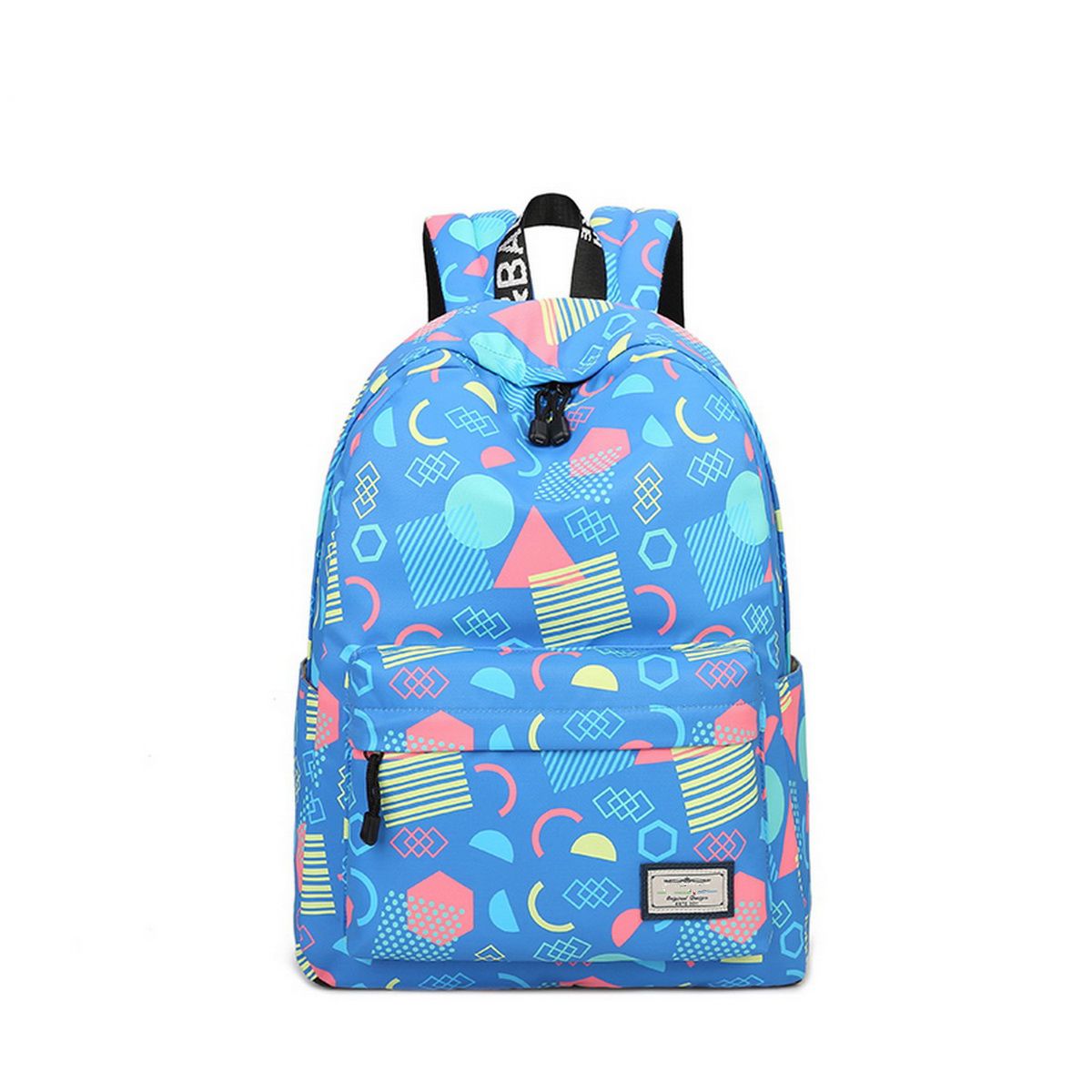Joymoze Waterproof School Backpack for Girls Middle School Cute Bookbag Daypack for Women Geometry 843