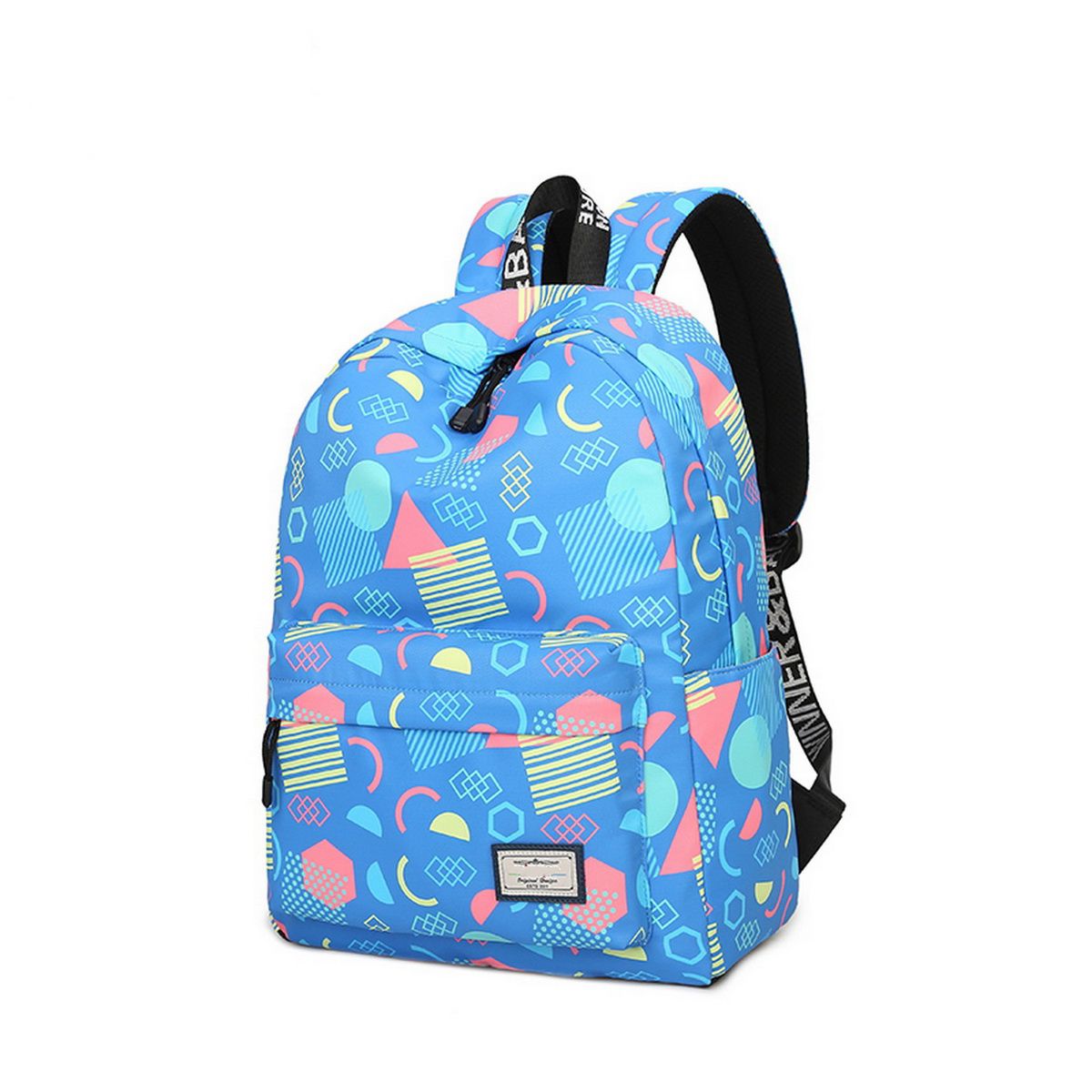 Joymoze Waterproof School Backpack for Girls Middle School Cute Bookbag Daypack for Women Geometry 843