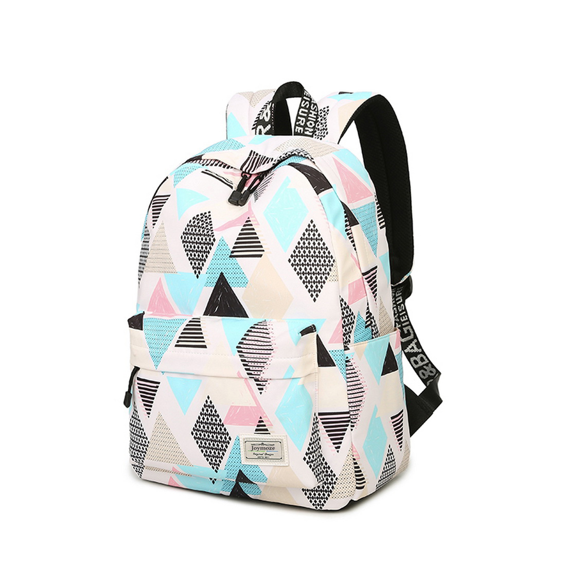 Joymoze Waterproof School Backpack for Girls Middle School Cute Bookbag Daypack for Women Rhombus 843