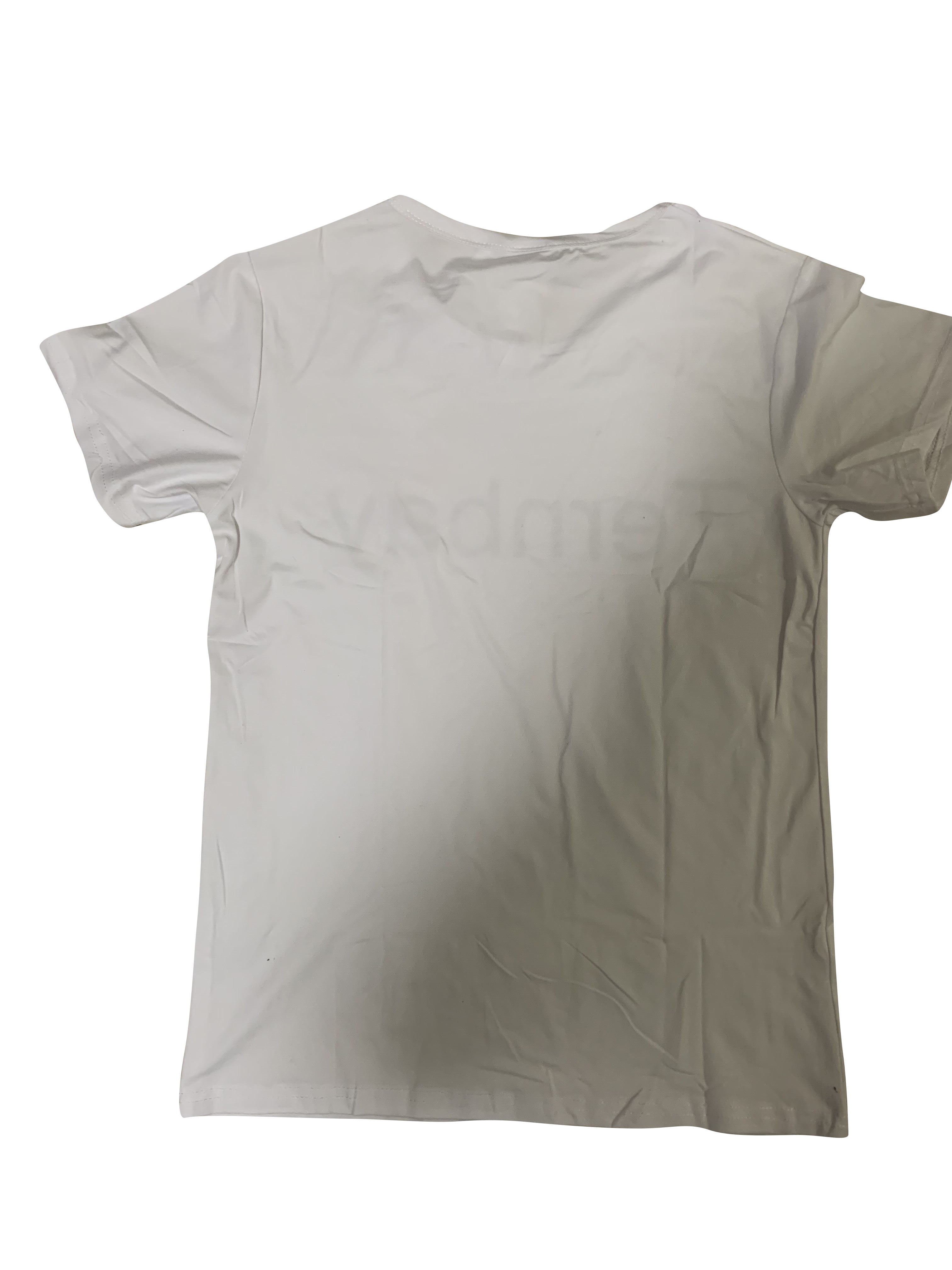 Ternbay Short Sleeve Cotton T Shirt for Men White Color